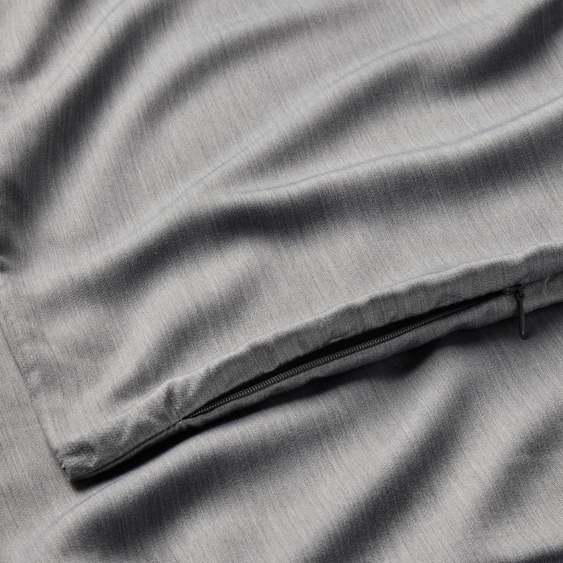 slide 5 of 6, King/California King Rayon from Bamboo Comforter Set Dark Gray - Casaluna™, 1 ct