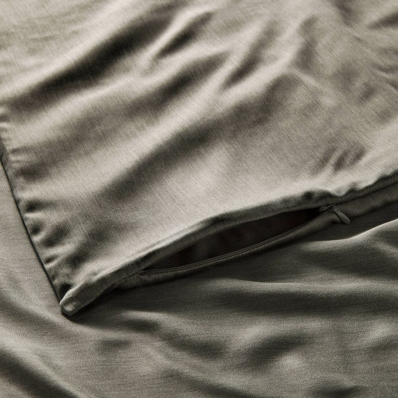 slide 5 of 6, King/California King Rayon from Bamboo Comforter Set Olive Green - Casaluna™, 1 ct