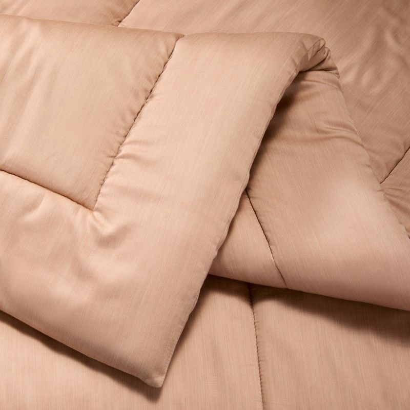 slide 4 of 6, Full/Queen Rayon from Bamboo Comforter Set Light Adobe Clay - Casaluna™, 1 ct