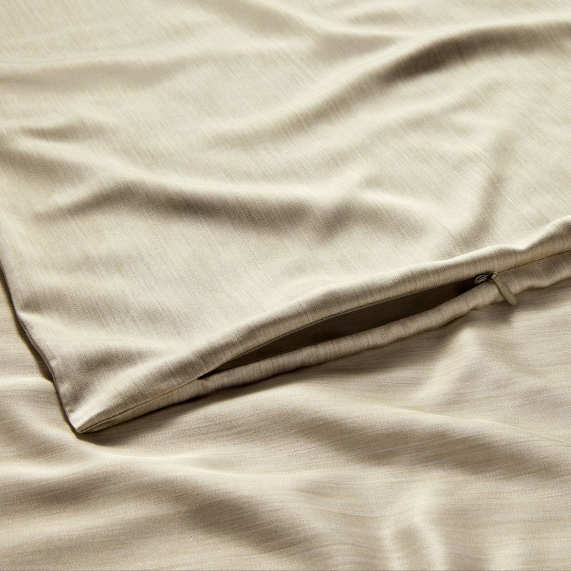 slide 5 of 6, Full/Queen Rayon from Bamboo Duvet Set Light Olive Green - Casaluna™, 1 ct