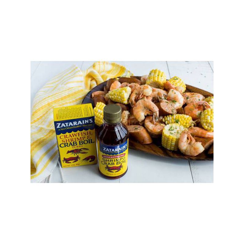 slide 4 of 4, Zatarain's Crawfish Shrimp and Crab Boil Seasoning - 3oz, 3 oz