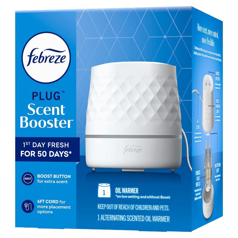 slide 12 of 14, Febreze Scent Booster Air Freshener Plug, 1 ct