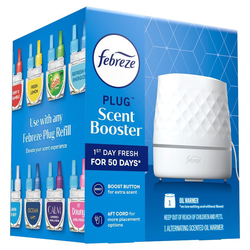 slide 13 of 14, Febreze Scent Booster Air Freshener Plug, 1 ct