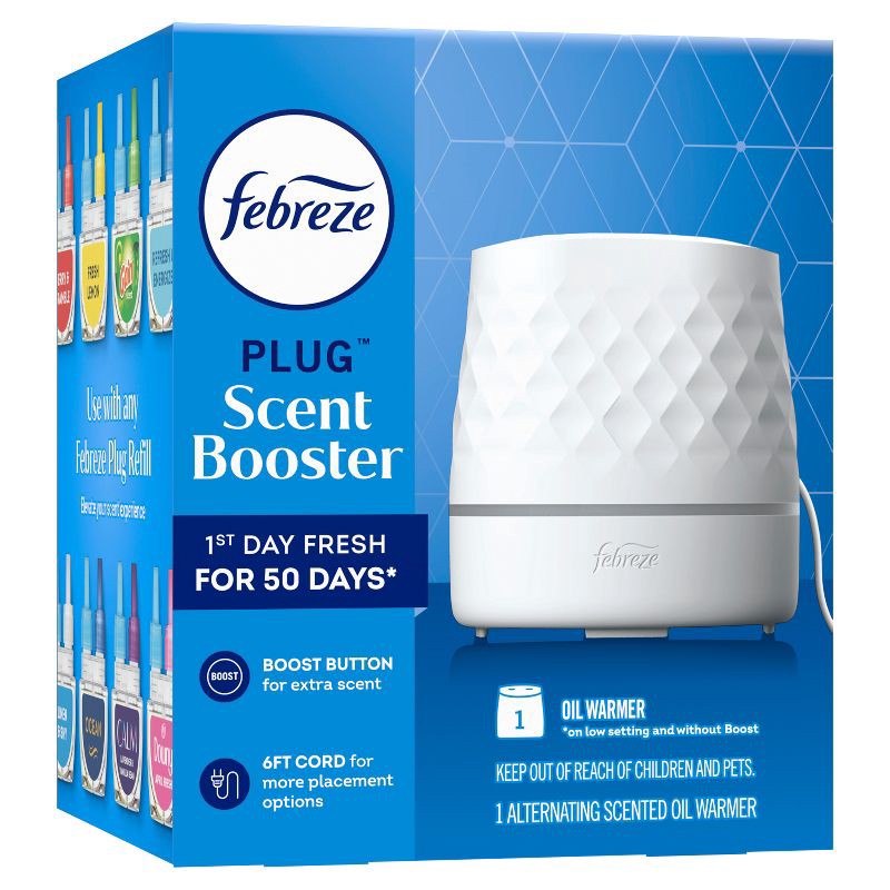 slide 11 of 14, Febreze Scent Booster Air Freshener Plug, 1 ct