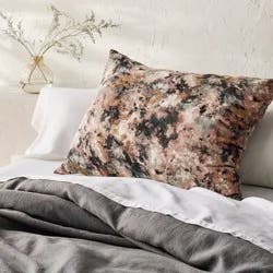 King Euro Heavyweight Linen Blend Throw Decorative Pillow Impressionist Print - Casaluna™