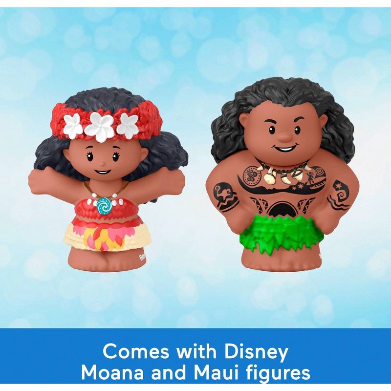 slide 5 of 6, Little People Disney Princess Moana Boat, 1 ct