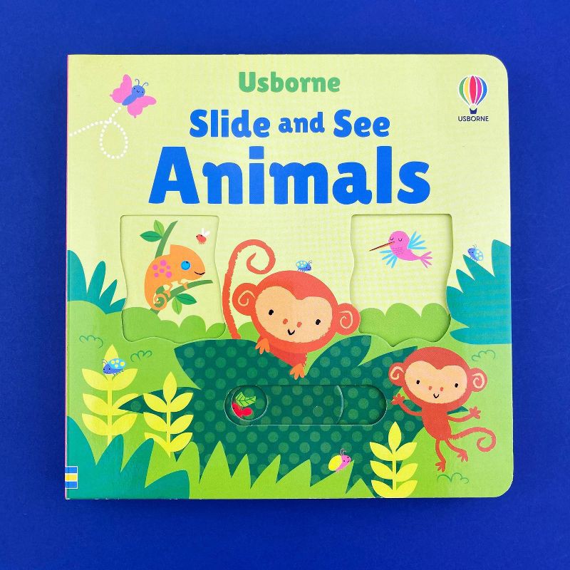 slide 2 of 5, Usborne Books Slide and See Animals - (Slide and See Books) by Fiona Watt (Board Book), 1 ct