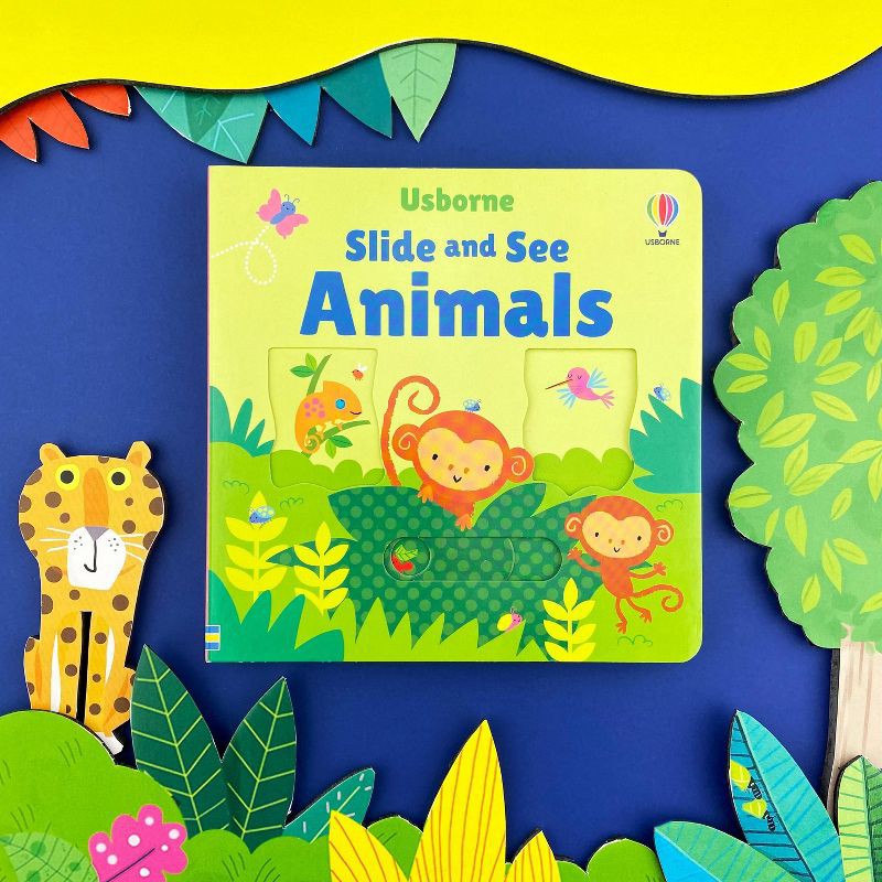 slide 1 of 5, Usborne Books Slide and See Animals - (Slide and See Books) by Fiona Watt (Board Book), 1 ct