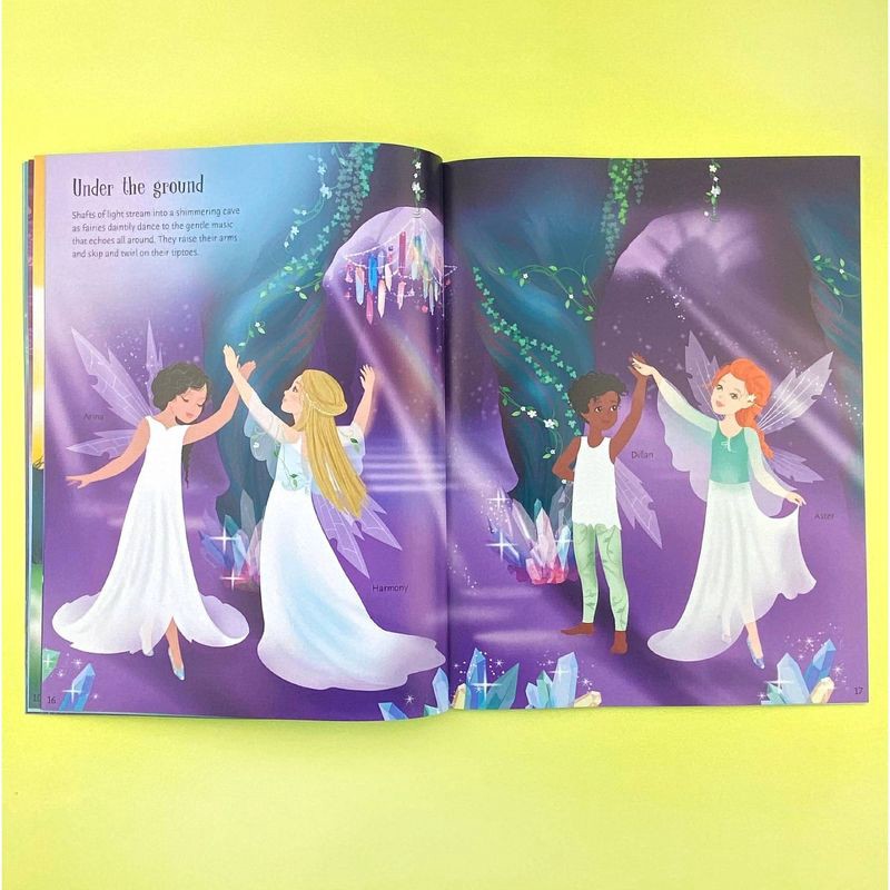 slide 5 of 5, Usborne Books Sticker Dolly Dressing Magical Kingdom - by Fiona Watt (Paperback), 1 ct