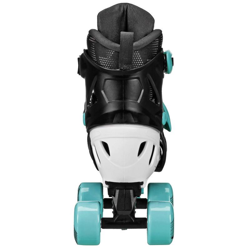 slide 5 of 5, Roller Derby Youth Adjustable Roller Skates - Blue/Black 3-6: Indoor/Outdoor Use, 4 Wheels, 1 ct
