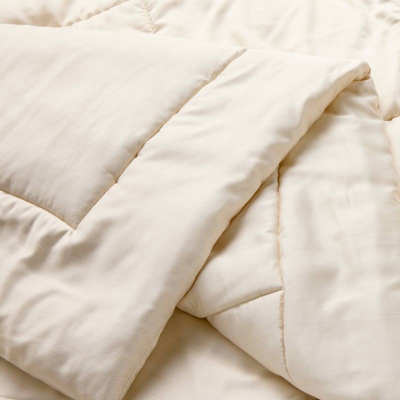 slide 4 of 6, Full/Queen Rayon from Bamboo Comforter Set Natural - Casaluna™, 1 ct