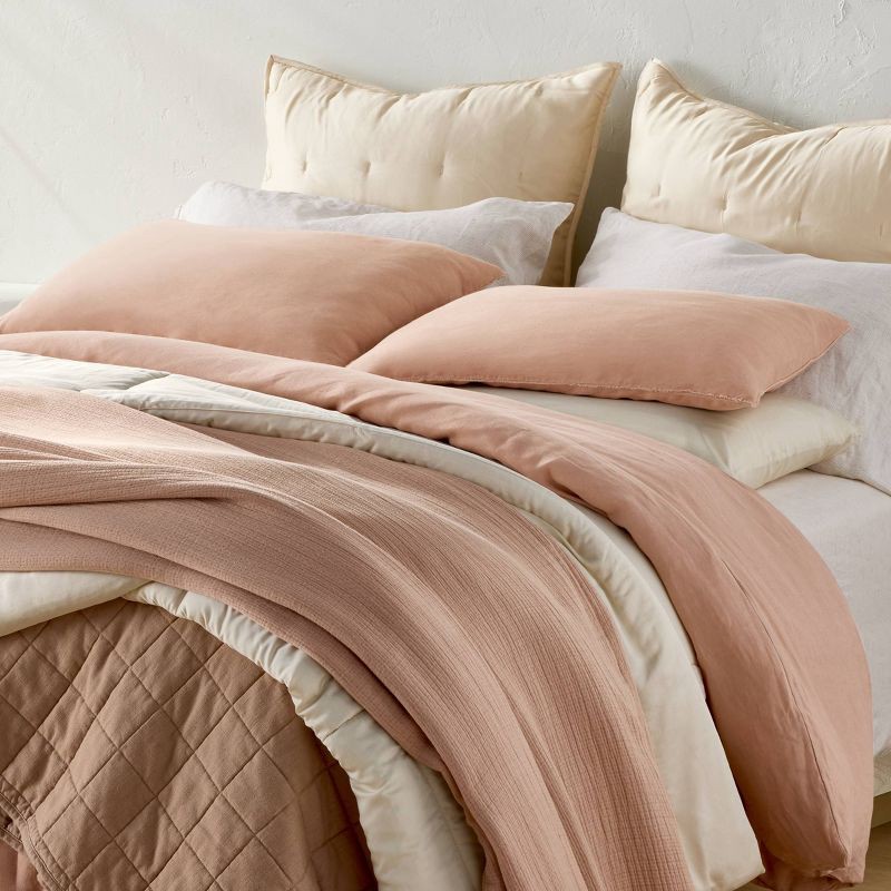 slide 2 of 6, King/California King Rayon from Bamboo Comforter Set Natural - Casaluna™, 1 ct