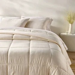 King/California King Rayon from Bamboo Comforter Set Natural - Casaluna™