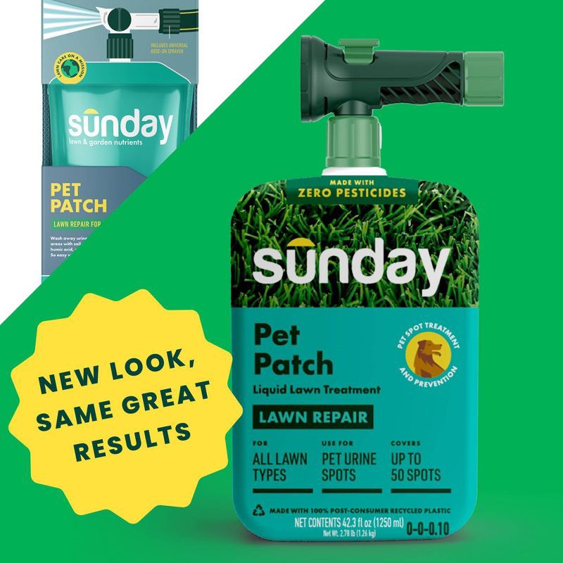 slide 2 of 10, Sunday Pet Patch Spot Fertilizer 42.3 fl oz, 42.3 fl oz