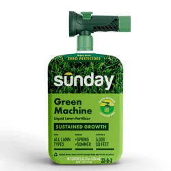 Sunday Green Machine Bottle Lawn Fertilizer 42.3 fl oz