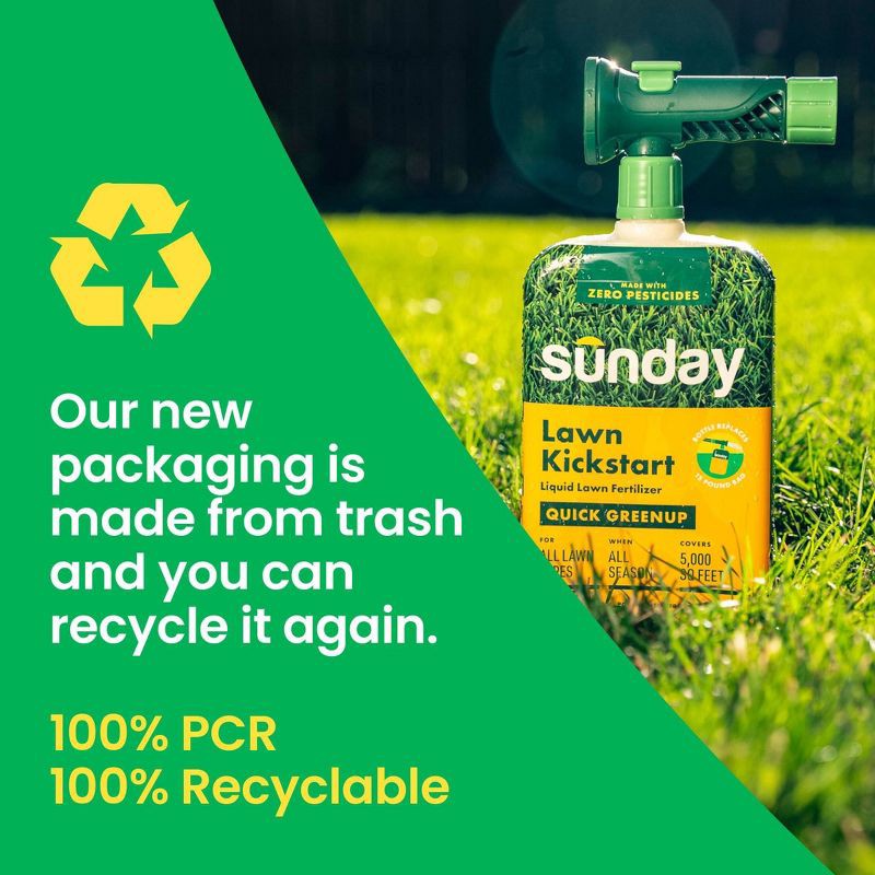 slide 8 of 10, Sunday Lawn Kickstart Bottle Lawn Fertilizer 42.3 fl oz, 42.3 fl oz