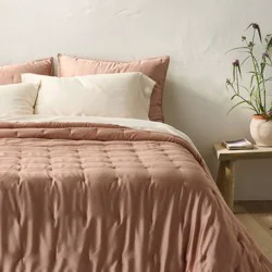 King Rayon from Bamboo Quilt Light Adobe Clay - Casaluna™