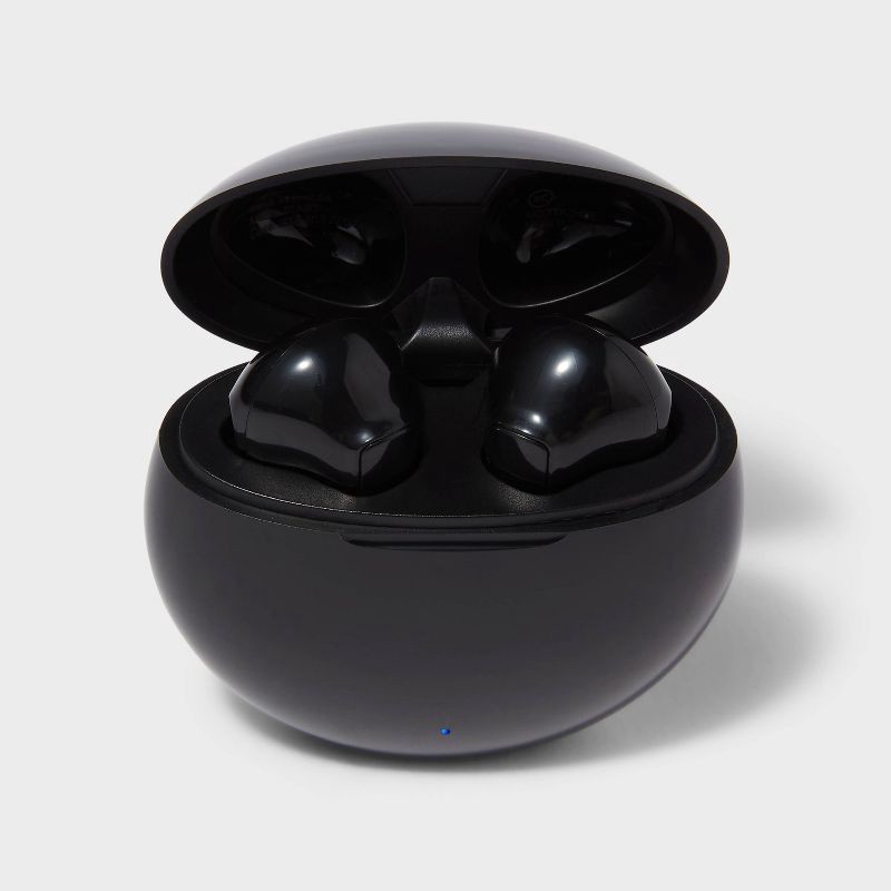 slide 3 of 4, True Wireless Bluetooth Earbuds - heyday™ Black: In-Ear Headphones, 5hr Battery Life, 1 ct