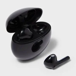 True Wireless Bluetooth Earbuds - heyday™ Black: In-Ear Headphones, 5hr Battery Life