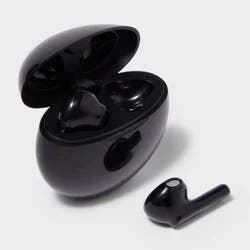 True Wireless Bluetooth Earbuds - heyday™ Black: In-Ear Headphones, 5hr Battery Life