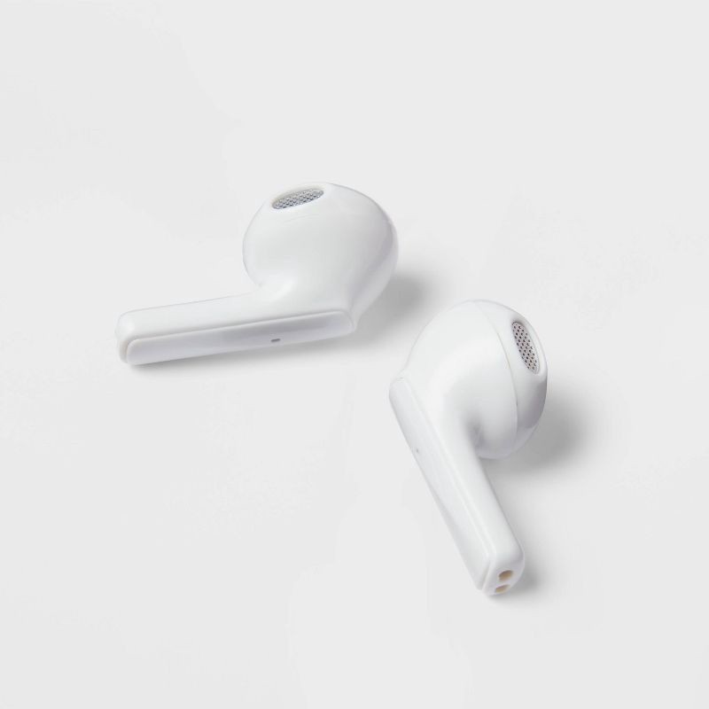slide 2 of 4, True Wireless Bluetooth Earbuds - heyday™ White: In-Ear Headphones, Polyurethane Cushion, 1 ct