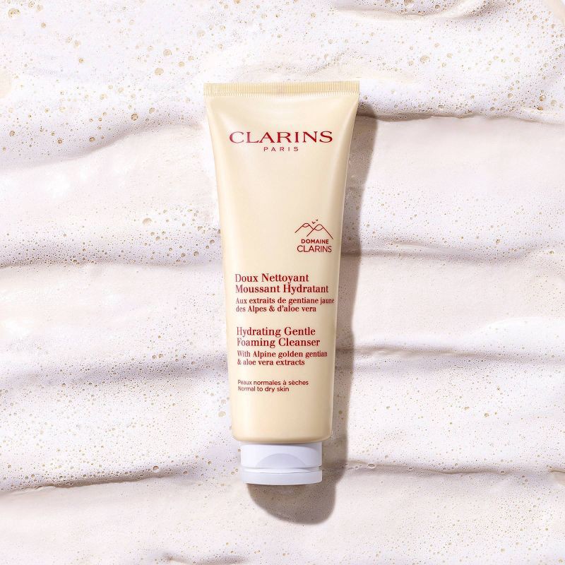 slide 4 of 5, Clarins Hydrating Gentle Foaming Cleanser - 1oz - Ulta Beauty, 1 oz