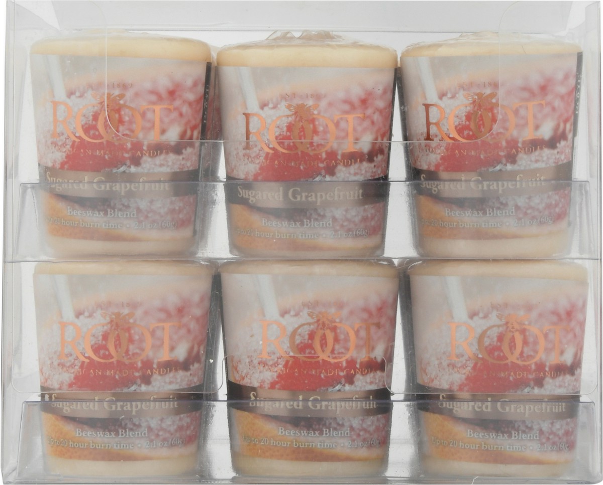 slide 6 of 12, Root Sugared Grapefruit Votive Candle 1 ea, 1 ct