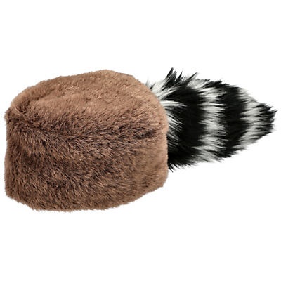 slide 1 of 1, Woof and Whiskers Raccoon Cap Plush Dog Toy, 1 ct