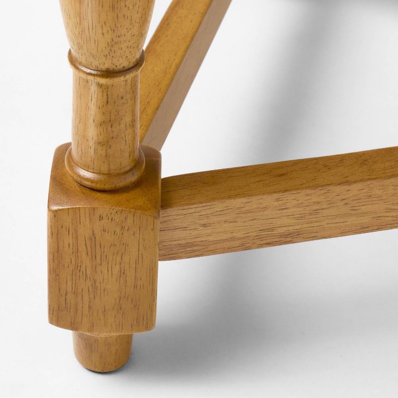 slide 4 of 5, Threshold designed w/Studio McGee Scalloped Accent Table Light Oak - Threshold™ designed with Studio McGee, 1 ct