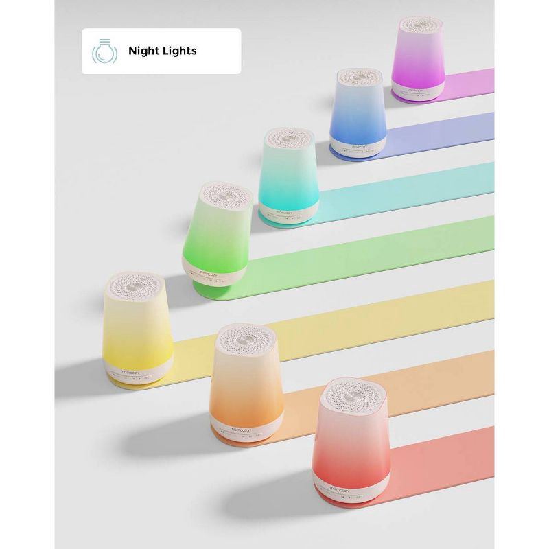 slide 7 of 11, Momcozy Noise Machine for Baby Sleeping with Night Light - White, 1 ct