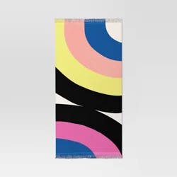 Circle Print XL Sand Resist Beach Towel - Sun Squad™