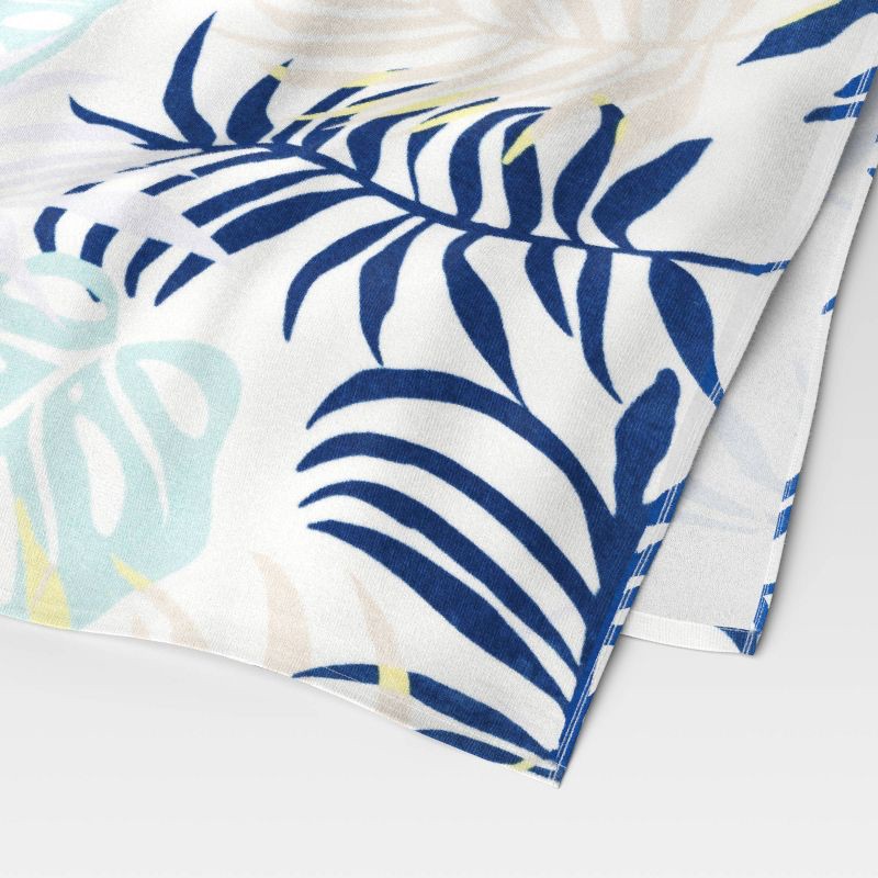 slide 3 of 3, Tropical Leaves Beach Towel - Sun Squad™, 1 ct
