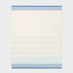 Tan Striped Oversized Jumbo Beach Towel - Sun Squad™