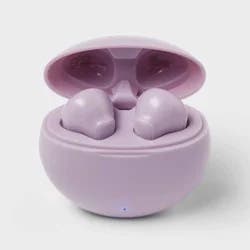 Wireless Bluetooth Earbuds - heyday™ Pastel Lavender: True Wireless, 5-Hour Charge