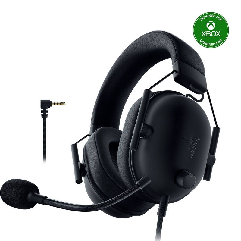 slide 1 of 8, Razer BlackShark v2 X Wired Headset for Xbox - Black: 3.5mm Jack Compatibility with PlayStation 4 & Personal Computer, 1 ct