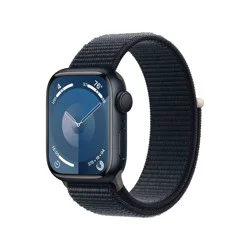 Apple Watch Series 9 GPS (2024) 45mm Midnight Aluminum Case with Midnight Sport Loop
