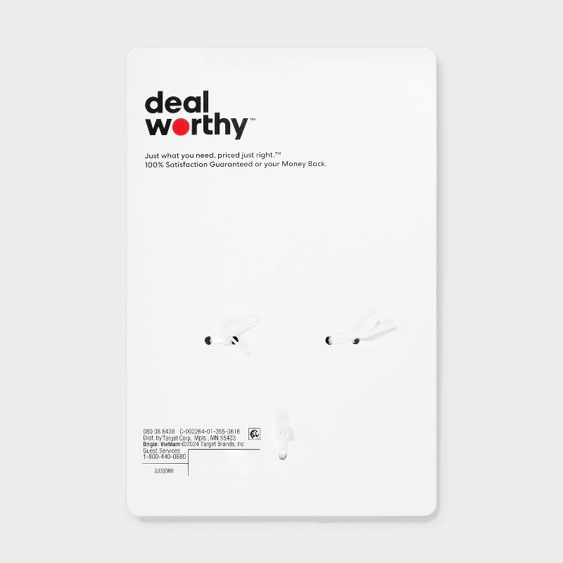 slide 3 of 3, 3' Aux Cable - dealworthy™ White: Male-To-Male 3.5mm Jack Audio Adapter, 1 ct