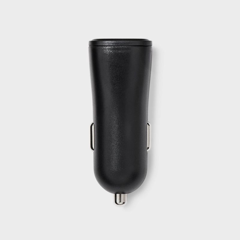 slide 2 of 4, Single Port 20W USB-C Car Charger - dealworthy™ Black, 1 ct