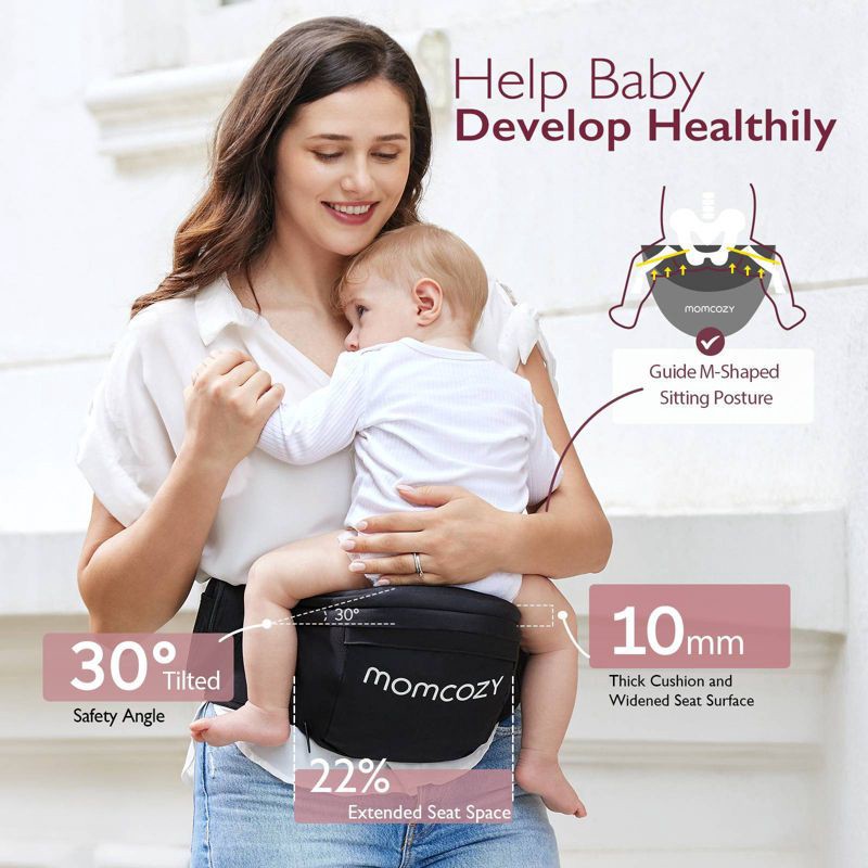 slide 6 of 8, Momcozy Hip Seat Carrier, 1 ct