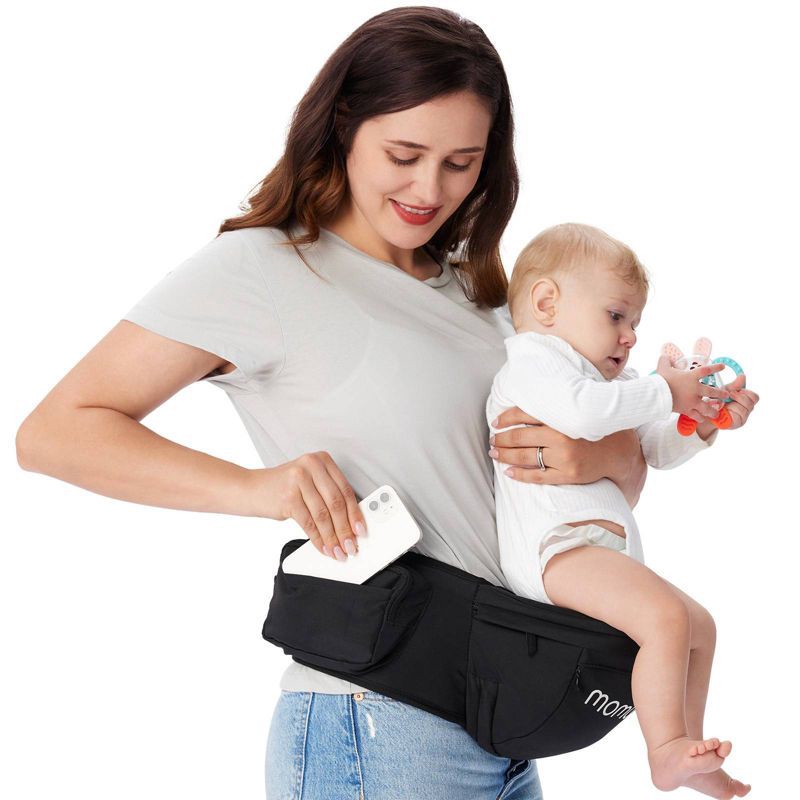 slide 8 of 8, Momcozy Hip Seat Carrier, 1 ct