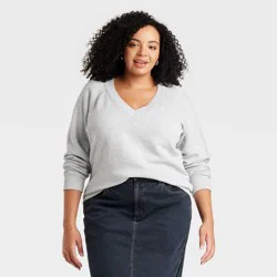 Women's Leisure Studio Sweatshirt - Universal Thread™ Heather Gray XXL