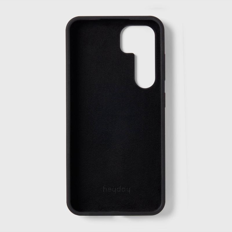 slide 4 of 4, Samsung Galaxy S24 Silicone Phone Case - heyday™ Black, 1 ct