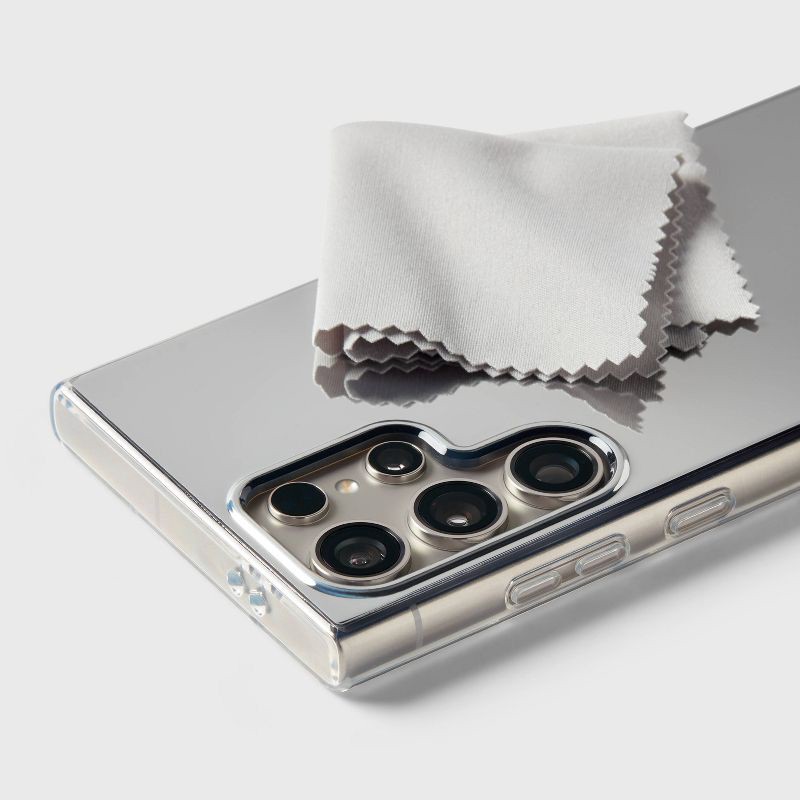 slide 5 of 5, Samsung Galaxy S24 Ultra Phone Case - heyday™ Mirror: Plastic Solid Cover, 1 ct