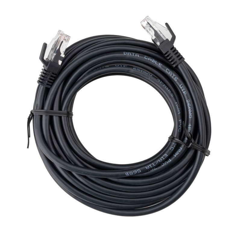 slide 1 of 3, Cat 6 Ethernet Cable - dealworthy™ 25' Black: RJ-45 Male-to-Male, 1.25 Gbps, 1 ct