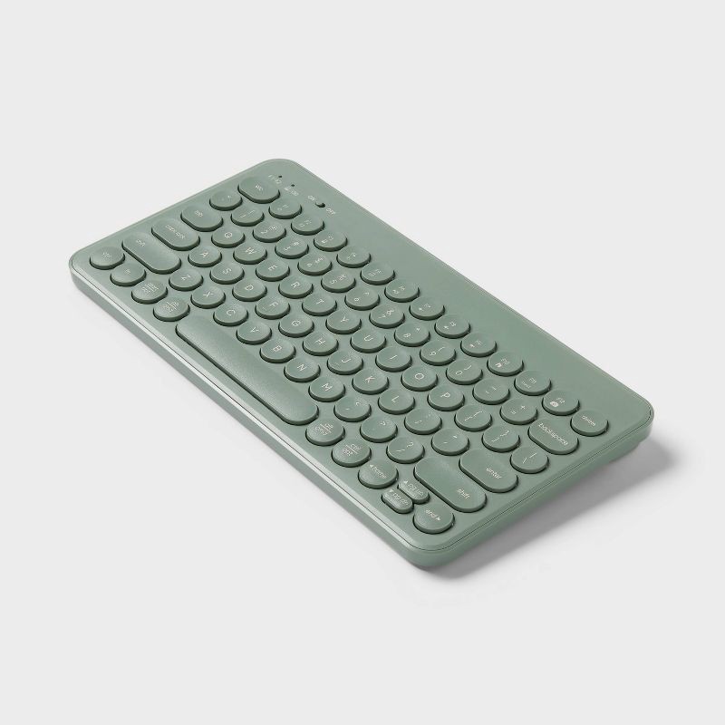 slide 2 of 6, Circle Key Keyboard - heyday™ - Jade: USB-A, Membrane, Radio Frequency, 1 ct