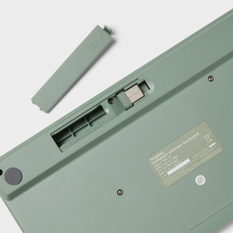 slide 5 of 6, Circle Key Keyboard - heyday™ - Jade: USB-A, Membrane, Radio Frequency, 1 ct