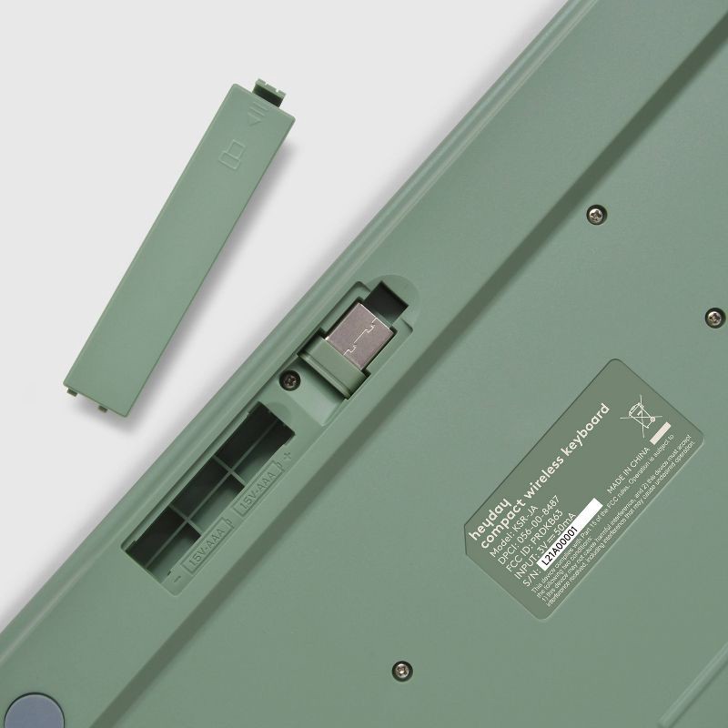 slide 6 of 6, Circle Key Keyboard - heyday™ - Jade: USB-A, Membrane, Radio Frequency, 1 ct