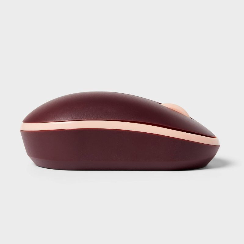 slide 3 of 5, Wireless Mouse - heyday™ Dark Cherry: Bluetooth USB-A for Home Use, 1 ct