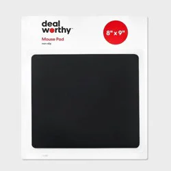 Mouse Pad - dealworthy™ - Black: Oversized Desk Accessory, Polyester Material