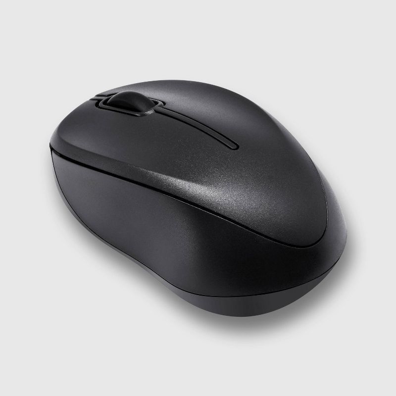 slide 4 of 6, Wireless Mouse - dealworthy™ Black: USB-A Connection Home Accessory, 1 ct